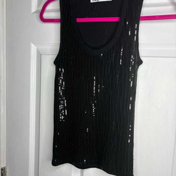 Zara sequins top - Picture 4 of 6
